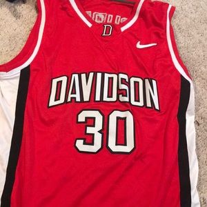 Steph Curry Davidson jersey